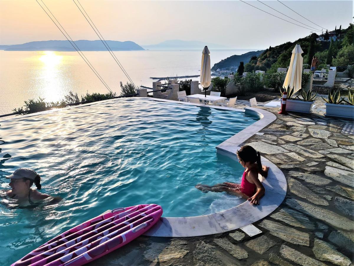 Secret Sporades Panoramic Residence Klíma Exteriör bild