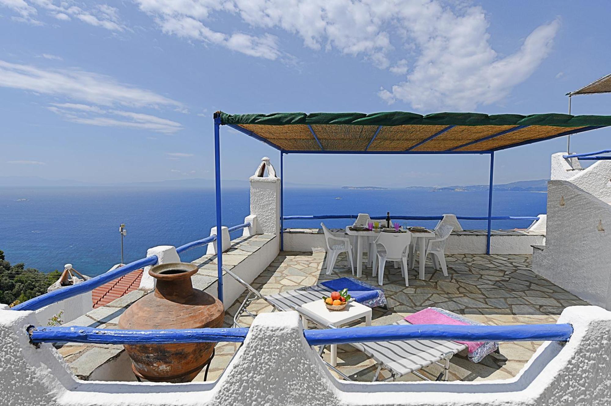 Secret Sporades Panoramic Residence Klíma Rum bild