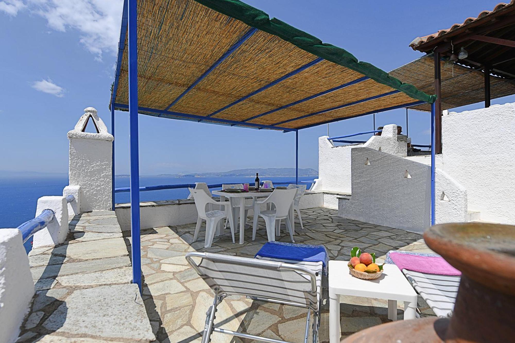 Secret Sporades Panoramic Residence Klíma Rum bild