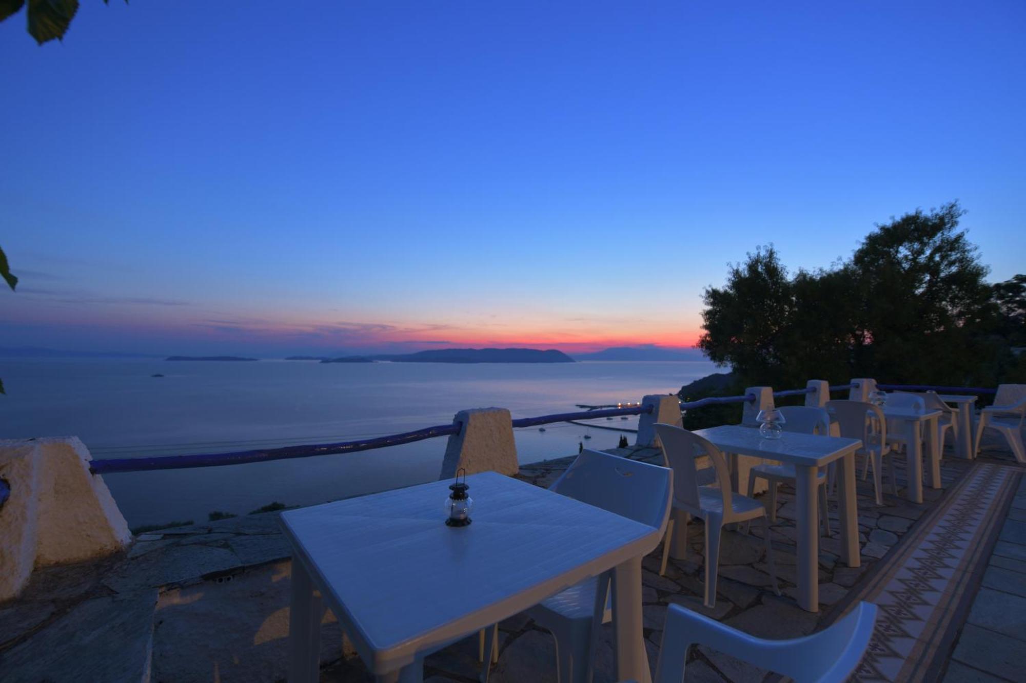 Secret Sporades Panoramic Residence Klíma Rum bild