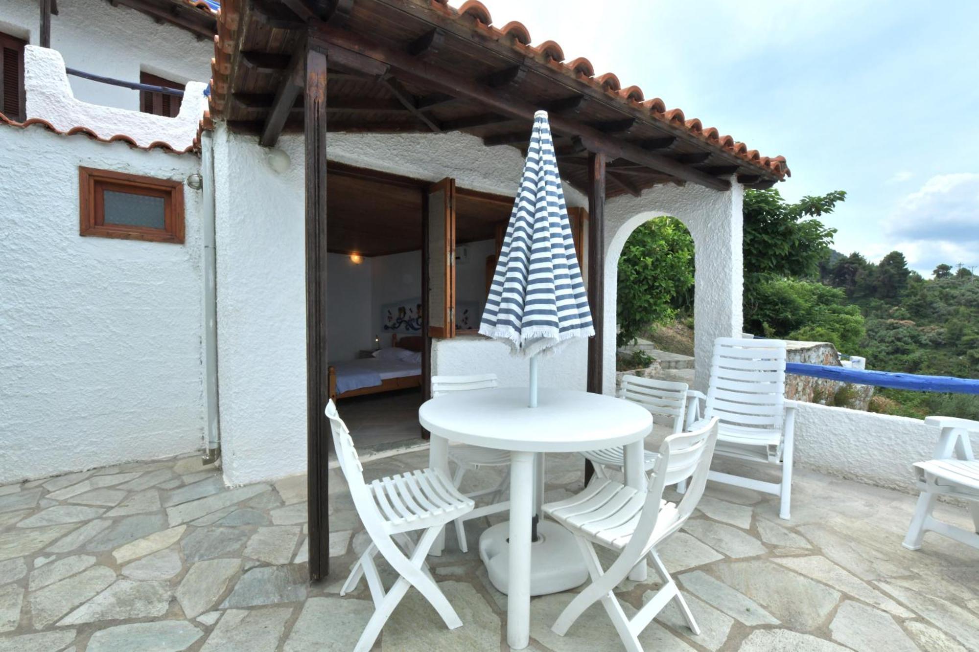 Secret Sporades Panoramic Residence Klíma Rum bild