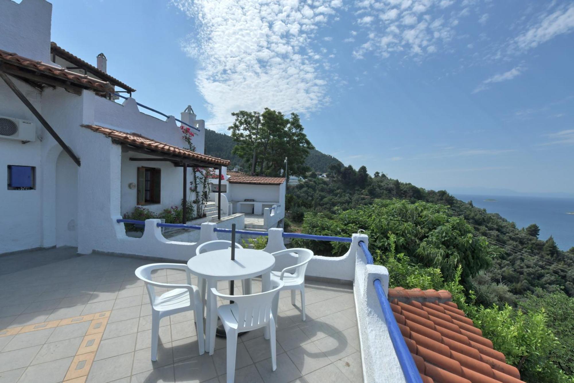 Secret Sporades Panoramic Residence Klíma Rum bild